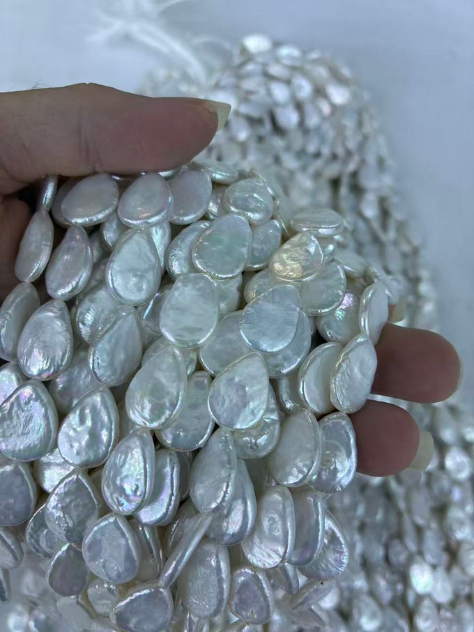 10–16 mm Teardrop Baroque Pearl Strand · 4A — supplied lot image 1