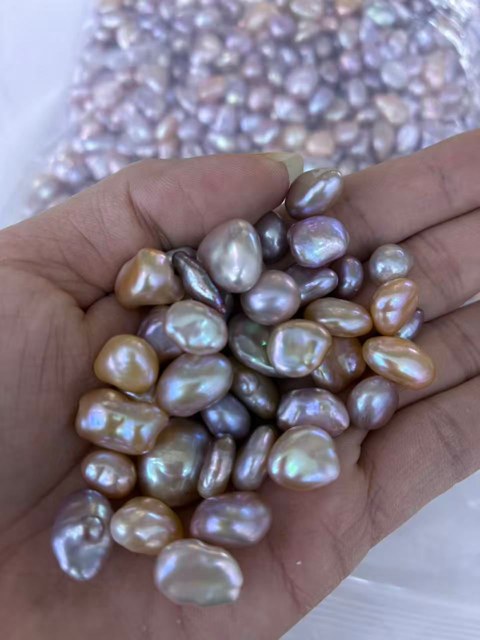 10–16mm Aurora Keshi Loose Pearls, 5A