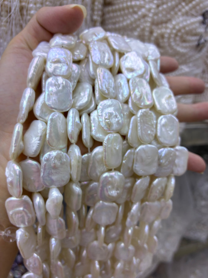 13–18 mm Square Baroque Pearl Strand · 5A — supplied lot image 2