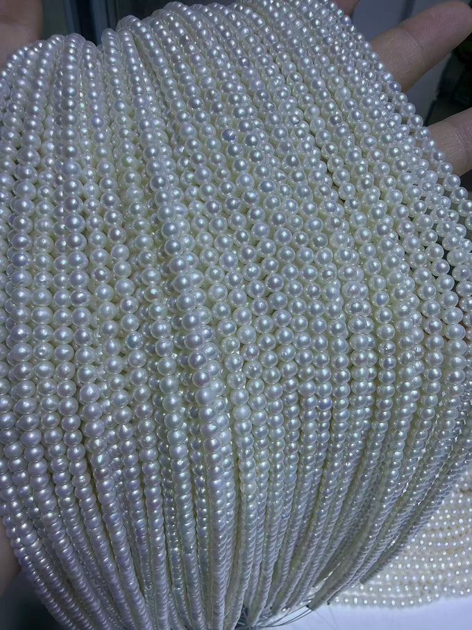 2.5–3 mm Round Pearl Strand · 5A — supplied lot image 1