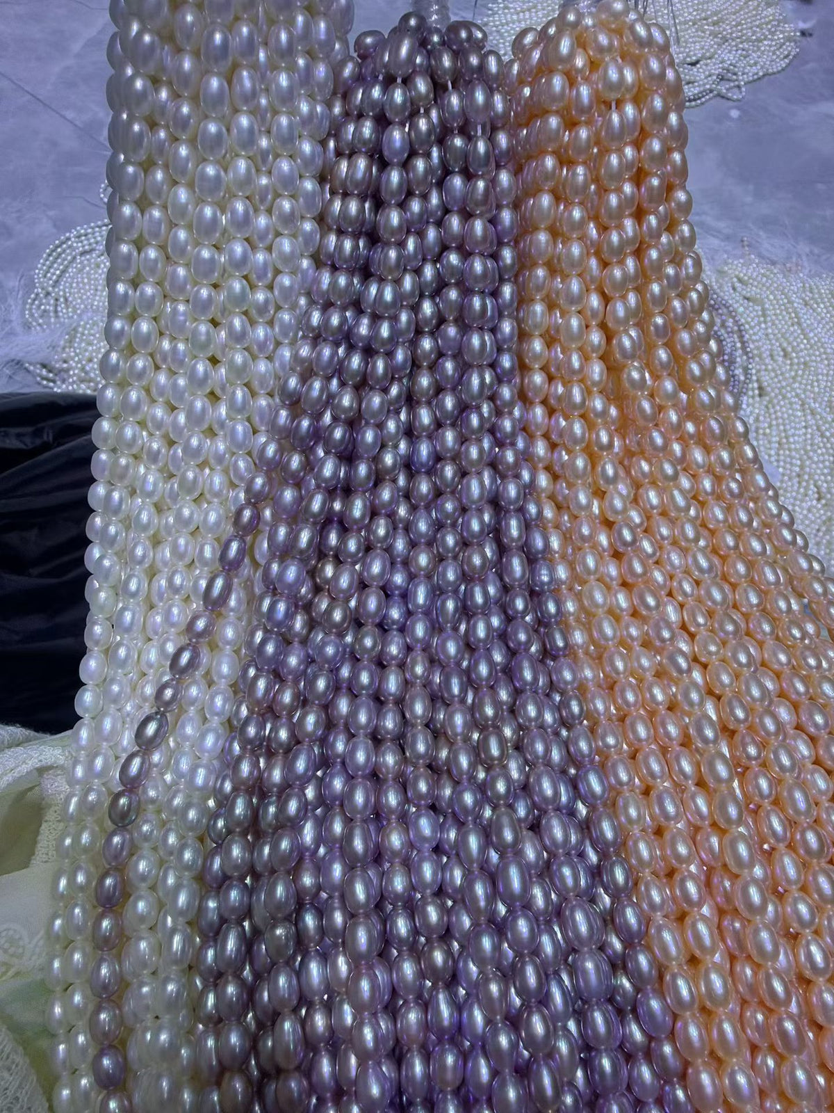 5-6mm Rice Pearl Strand - 4A - product image