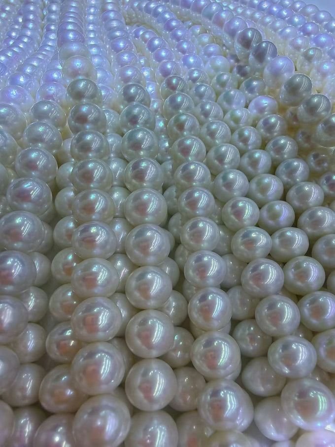 7–8 mm Round Pearl Strand · 4A — supplied lot image 1