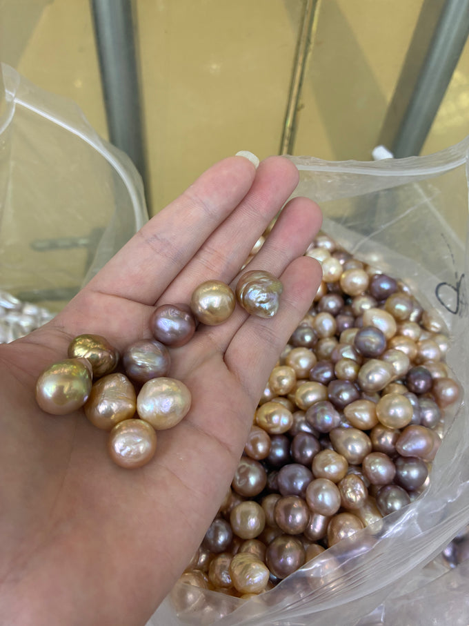 9–12mm Waterdrop Baroque Loose Pearls, 5A