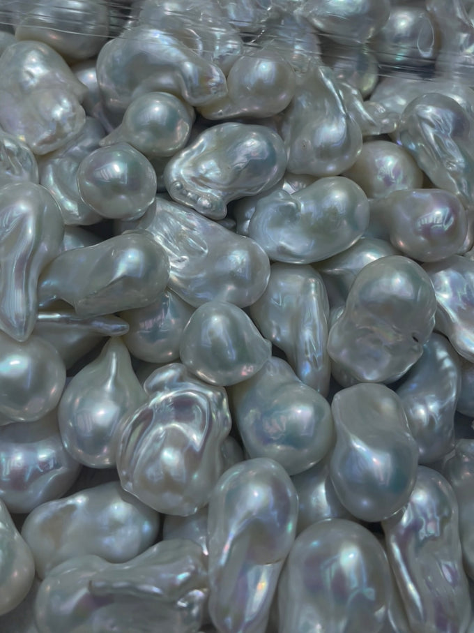 15–20mm White Baroque Loose Pearls, 5A