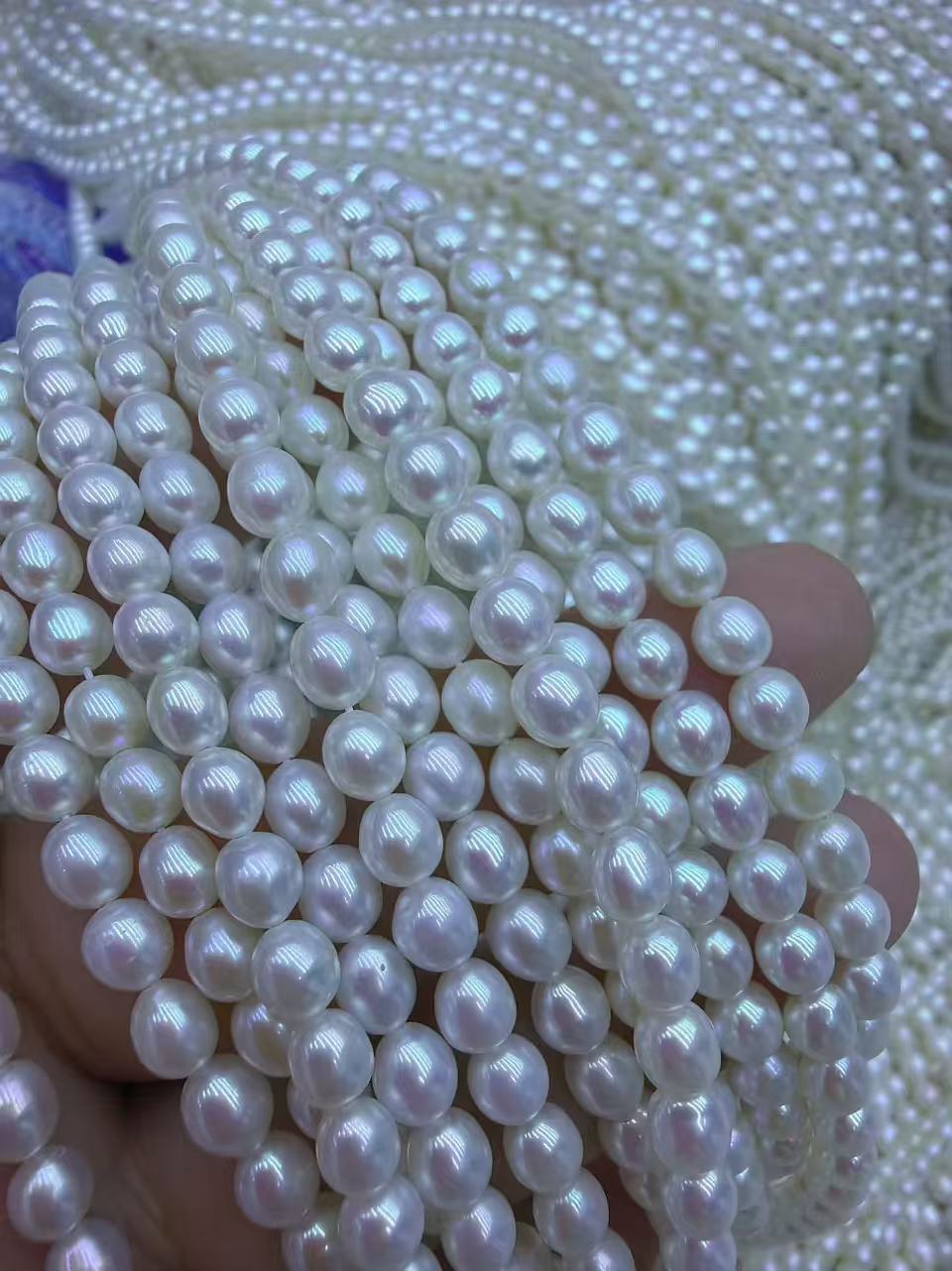 Rice Pearl Strands for Modern Jewelry Design